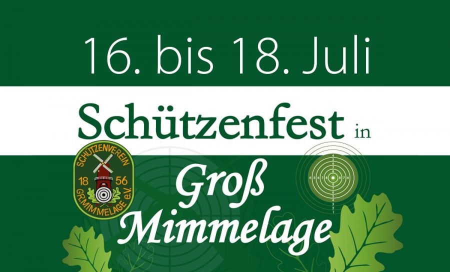 Schützenfest vom 16. bis 18. Juli 2022